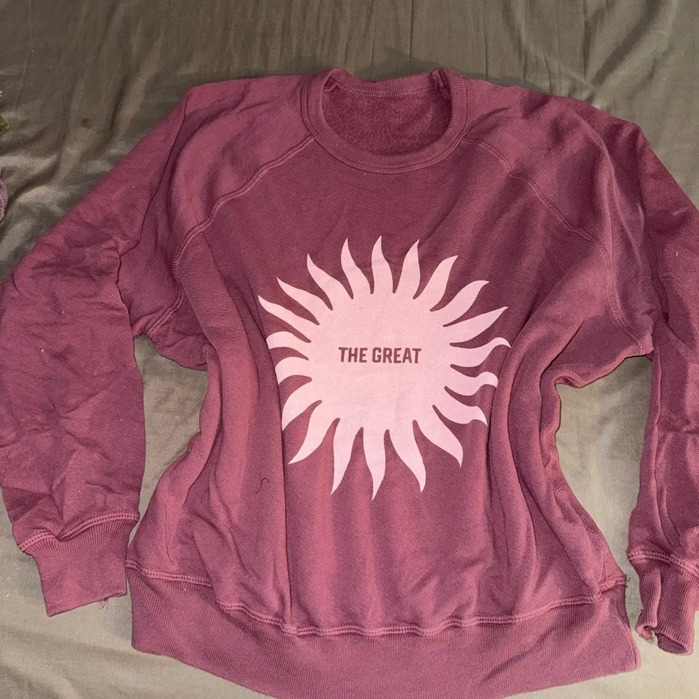 THE GREAT.  Sunburst Pullover - Picture 3 of 9
